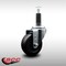 Service Caster 3.5'' SS Hard Rubber Wheel Swivel 1'' Expanding Stem Caster SCC-SSEX20S3514-HRS-1 - alternate 3